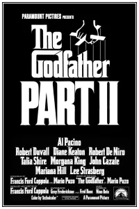 Poster to the movie "The Godfather Part II" #22727