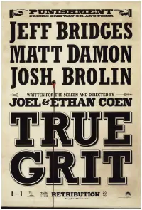 Poster to the movie "True Grit" #225848