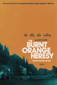 Poster to the movie "The Burnt Orange Heresy" #361379