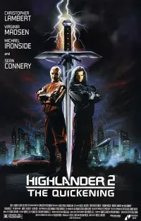 Poster to the movie "Highlander II: The Quickening" #343769