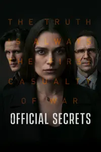 Poster to the movie "Official Secrets" #103871