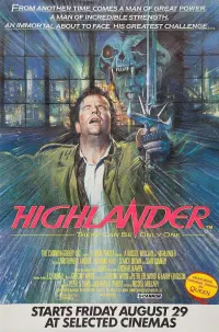 Poster to the movie "Highlander" #254951