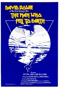 Poster to the movie "The Man Who Fell to Earth" #289025