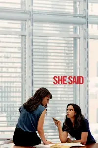 Poster to the movie "She Said" #141487