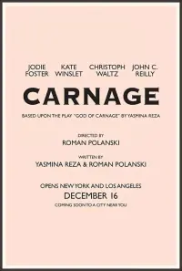 Poster to the movie "Carnage" #234721