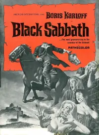 Poster to the movie "Black Sabbath" #231790