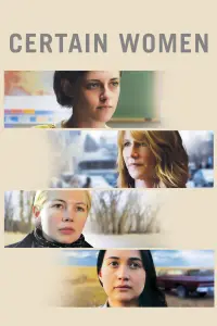 Poster to the movie "Certain Women" #145029