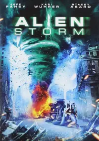 Poster to the movie "Alien Tornado" #493546