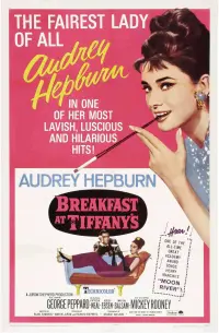 Poster to the movie "Breakfast at Tiffany