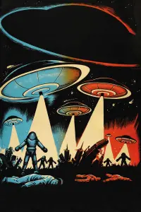 Poster to the movie "Earth vs. the Flying Saucers" #414444