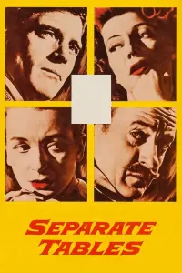 Poster to the movie "Separate Tables" #364121