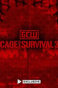 Poster to the movie "GCW Cage of Survival 3" #492124