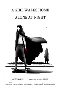 Poster to the movie "A Girl Walks Home Alone at Night" #260442