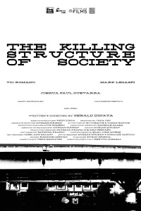 Poster to the movie "The Killing Structure of Society" #648420