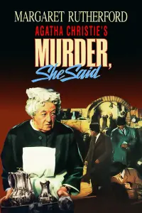 Poster to the movie "Murder She Said" #113245