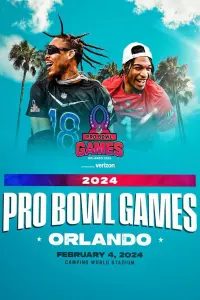 Poster to the movie "2024 Pro Bowl Games" #350448