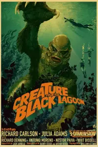 Poster to the movie "Creature from the Black Lagoon" #114605