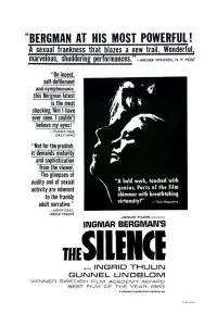 Poster to the movie "The Silence" #212259