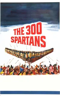 Poster to the movie "The 300 Spartans" #352592