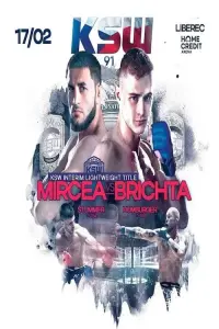 Poster to the movie "KSW 91: Mircea vs. Brichta" #367374