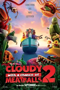 Poster to the movie "Cloudy with a Chance of Meatballs 2" #285247