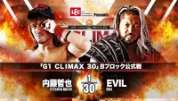 Backdrop to the movie "NJPW G1 Climax 30: Day 14" #696498