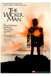 Poster to the movie "The Wicker Man" #103046