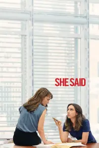 Poster to the movie "She Said" #141473