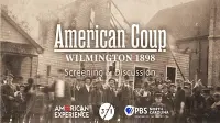 Backdrop to the movie "American Coup: Wilmington 1898" #592378