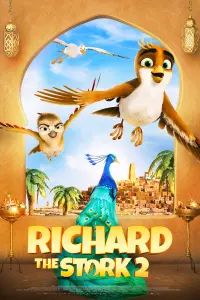 Poster to the movie "Richard the Stork and the Mystery of the Great Jewel" #170836