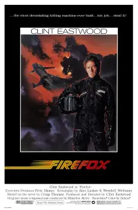 Poster to the movie "Firefox" #148671