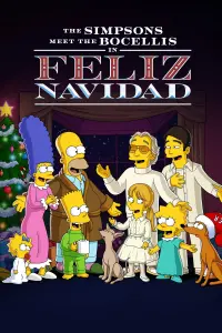 Poster to the movie "The Simpsons Meet the Bocellis in Feliz Navidad" #82492