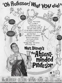 Poster to the movie "The Absent-Minded Professor" #360900