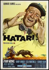 Poster to the movie "Hatari!" #364309