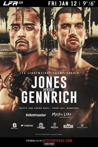 Poster to the movie "LFA 174: Jones vs. Gennrich" #199568