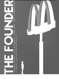 Poster to the movie "The Founder" #543862