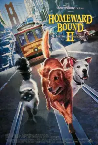 Poster to the movie "Homeward Bound II: Lost in San Francisco" #280626