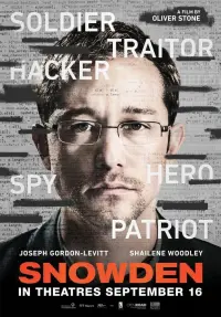 Poster to the movie "Snowden" #91366