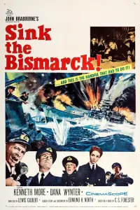 Poster to the movie "Sink the Bismarck!" #603289