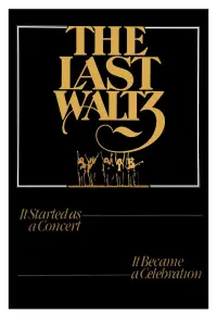 Poster to the movie "The Last Waltz" #151744