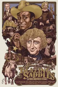 Poster to the movie "Blazing Saddles" #228760