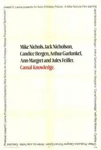 Poster to the movie "Carnal Knowledge" #357627