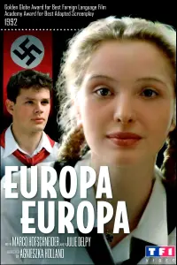 Poster to the movie "Europa Europa" #355411