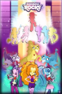 Poster to the movie "My Little Pony: Equestria Girls - Rainbow Rocks" #592088