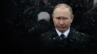 Backdrop to the movie "Putin