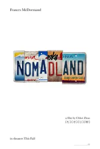 Poster to the movie "Nomadland" #92164