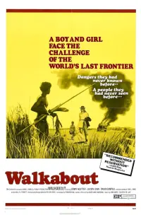 Poster to the movie "Walkabout" #226178