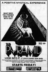 Poster to the movie "The Pyramid" #499829