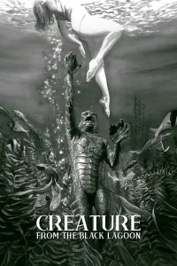 Poster to the movie "Creature from the Black Lagoon" #114588