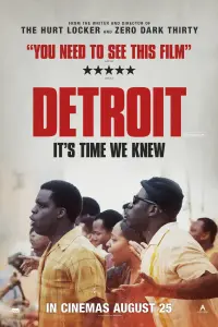 Poster to the movie "Detroit" #225661